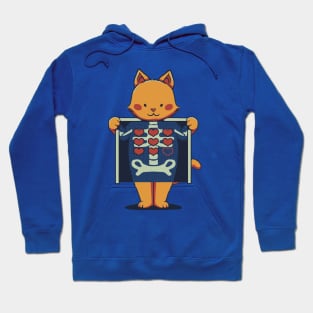 Cat X-Ray 9 Lives by Tobe Fonseca Hoodie